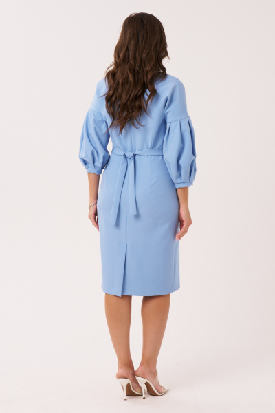 Платье Панда 103480 голубой - фото 4