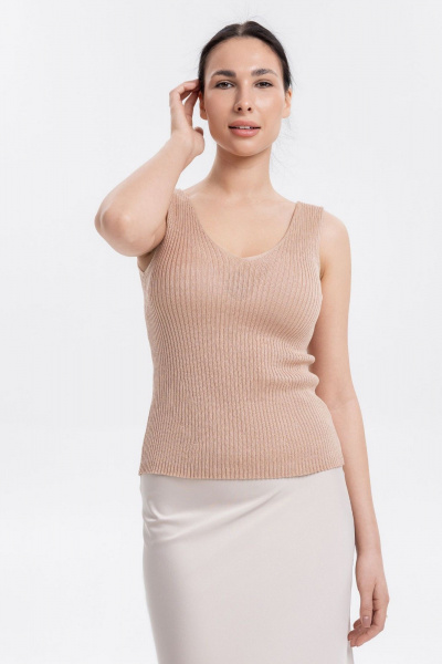 Топ AREOLA 13407 коричневый - фото 2