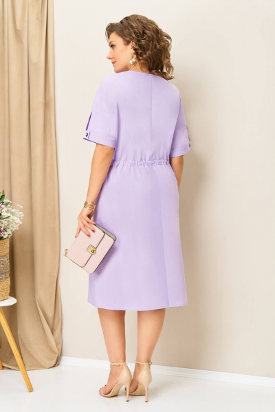 Платье VOLNA 1421 лаванда - фото 3