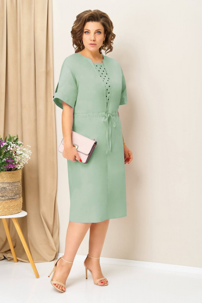 Платье VOLNA 1421 светло-мятный - фото 1