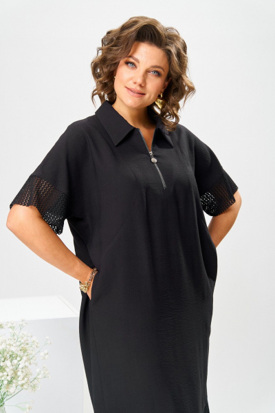 Платье Romanovich Style 1-2813 черный - фото 9