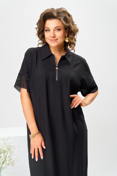 Платье Romanovich Style 1-2813 черный - фото 7