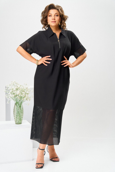 Платье Romanovich Style 1-2813 черный - фото 4