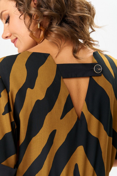 Платье Romanovich Style 1-2807 коричневый_принт - фото 8