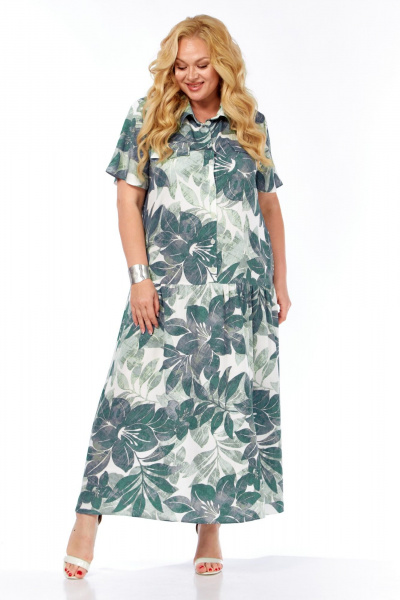 Платье Элль-стиль 2385 тропический_принт - фото 9