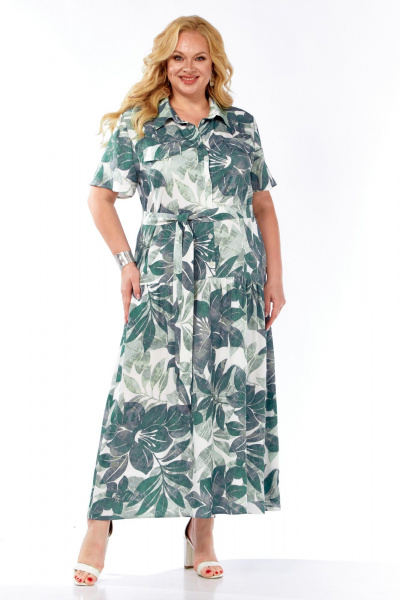 Платье Элль-стиль 2385 тропический_принт - фото 8