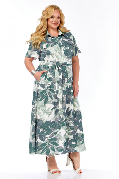 Платье Элль-стиль 2385 тропический_принт - фото 6