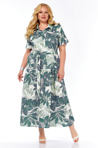 Платье Элль-стиль 2385 тропический_принт - фото 5