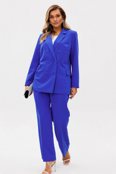 Брюки, жакет Anastasia 1155.2 ультрамарин - фото 4