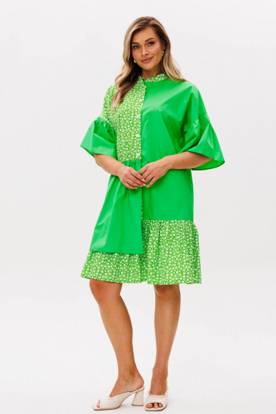 Платье Anastasia 1230.1 зеленый - фото 6