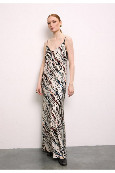 Платье DEVITA 1030-3 чёрно-молочный - фото 1