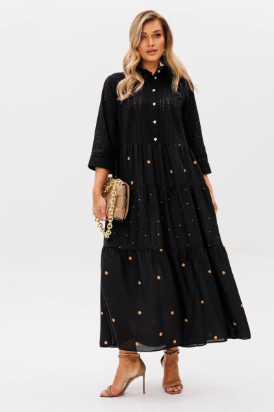 Платье Anastasia 1231.1 черный - фото 5