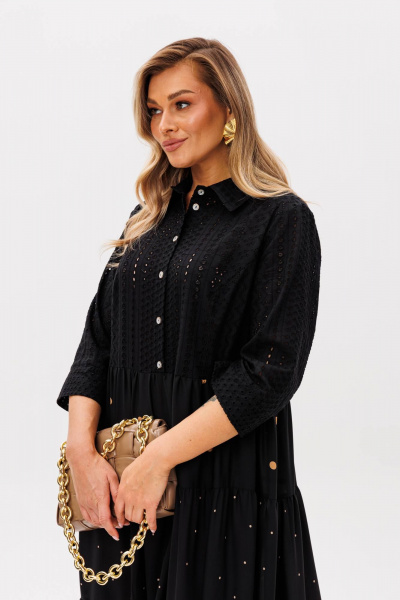 Платье Anastasia 1231.1 черный - фото 4