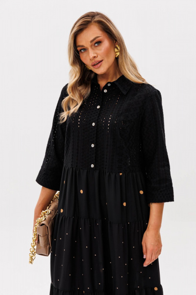 Платье Anastasia 1231.1 черный - фото 3