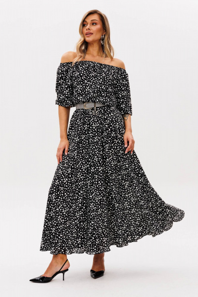 Платье Anastasia 1237 черный(камушки) - фото 8