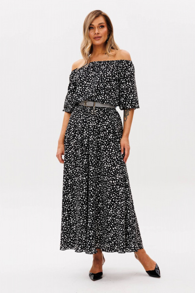 Платье Anastasia 1237 черный(камушки) - фото 7