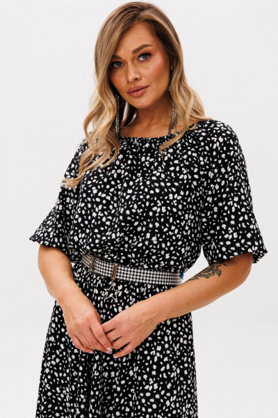 Платье Anastasia 1237 черный(камушки) - фото 4