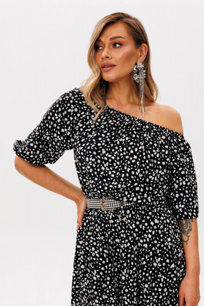 Платье Anastasia 1237 черный(камушки) - фото 3