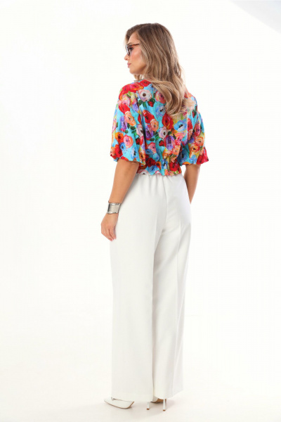 Брюки, бомбер LM К1340146 цветы - фото 2