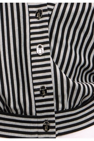 Жакет DEVITA 4029 черно-серый - фото 3