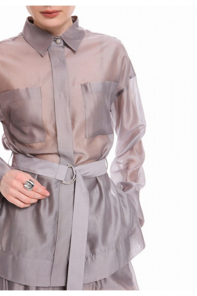 Блуза DEVITA 6008-3 серый - фото 6