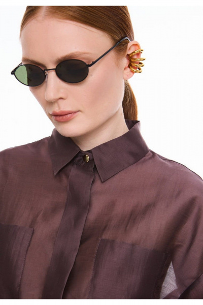 Блуза DEVITA 6008-3 шоколад - фото 6