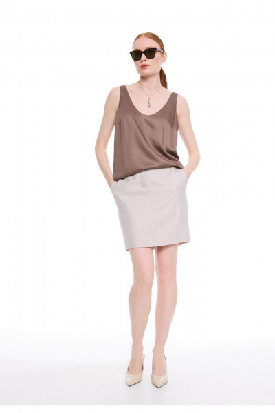 Блуза DEVITA 6027 коричневый - фото 1