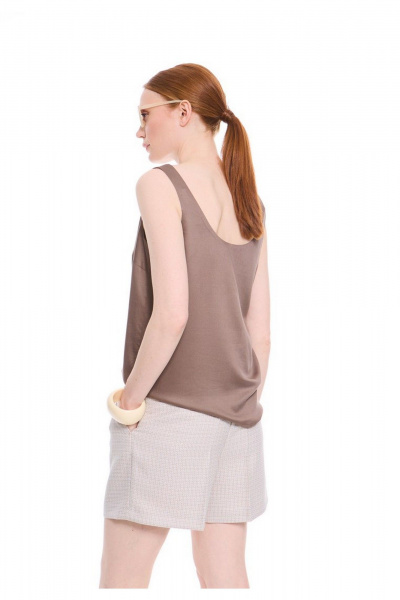 Блуза DEVITA 6027 коричневый - фото 4