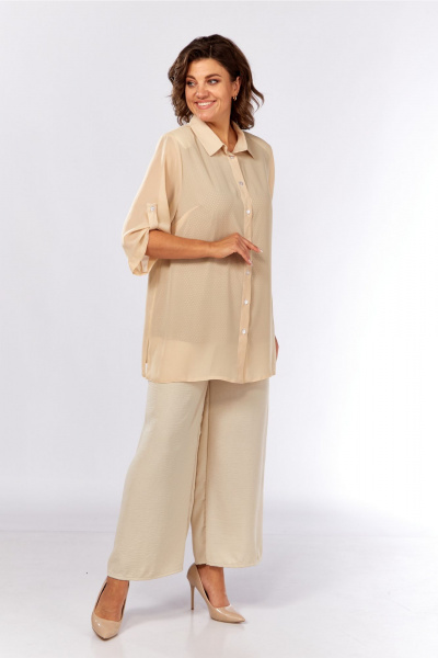 Брюки Abbi 2031 бежево-песочный - фото 6