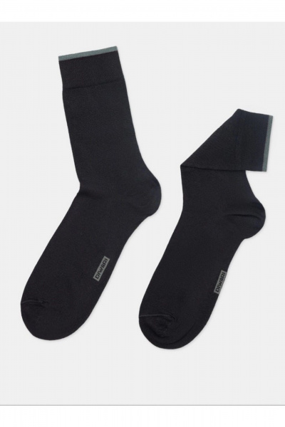 Носки CONTE DIWARI_CLASSIC_103 черный-темно-серый - фото 1