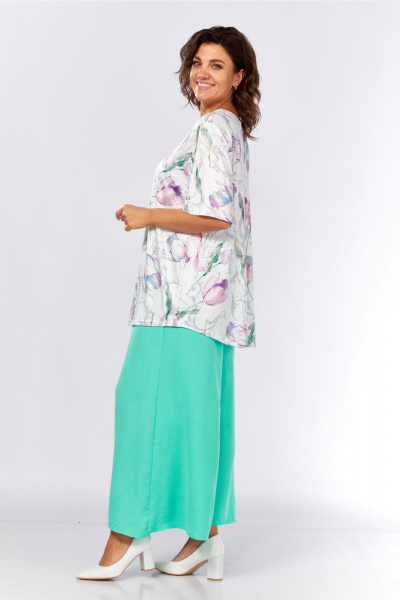 Блуза Abbi 4056 белый - фото 12