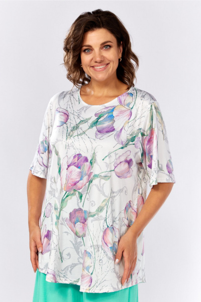 Блуза Abbi 4056 белый - фото 11