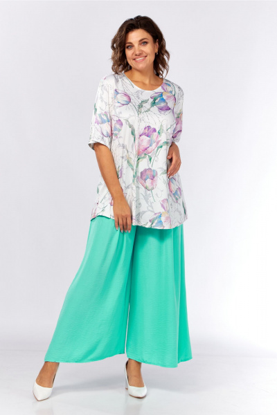 Блуза Abbi 4056 белый - фото 10