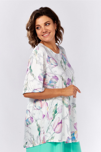 Блуза Abbi 4056 белый - фото 8