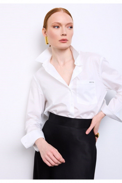Блуза DEVITA 6035-1 белый - фото 4