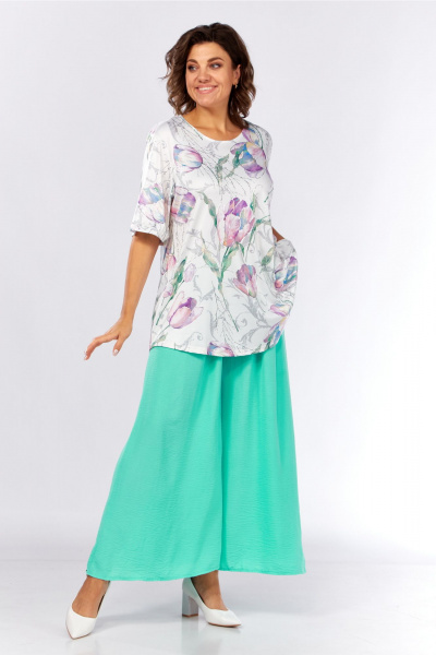 Блуза Abbi 4056 белый - фото 6