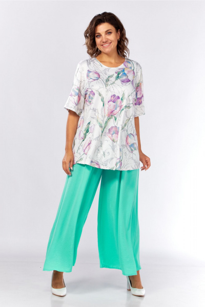 Блуза Abbi 4056 белый - фото 5