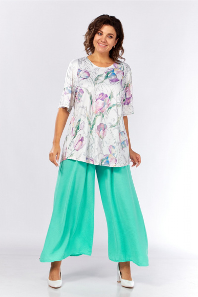 Блуза Abbi 4056 белый - фото 4