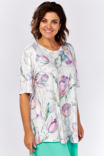 Блуза Abbi 4056 белый - фото 1