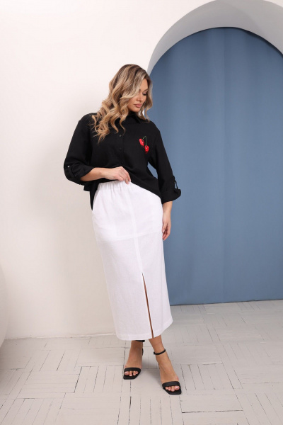 Блуза LARICI 2125 черный - фото 3