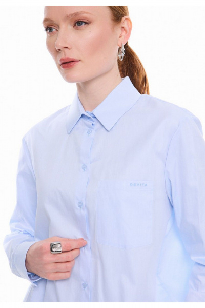 Блуза DEVITA 6035-1 голубой - фото 5