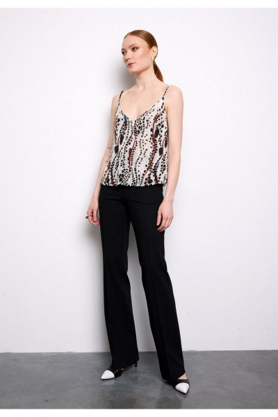 Блуза DEVITA 6042 молочно-чёрный - фото 2