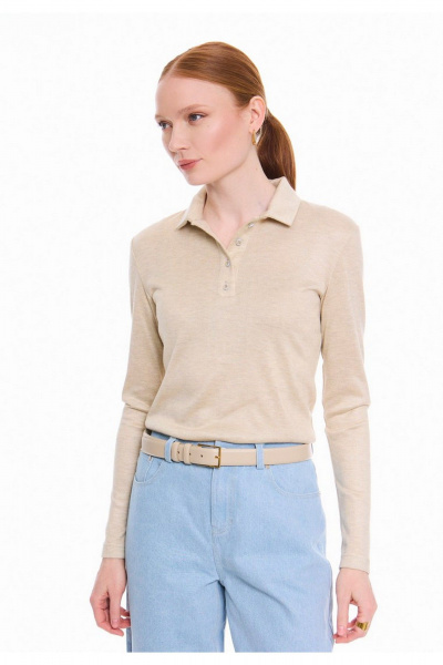 Лонгслив DEVITA 8003 бежевый - фото 4