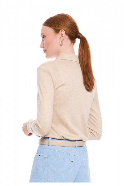 Лонгслив DEVITA 8003 бежевый - фото 3