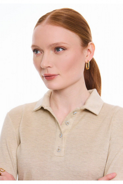 Лонгслив DEVITA 8003 бежевый - фото 2