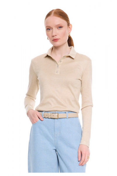 Лонгслив DEVITA 8003 бежевый - фото 1