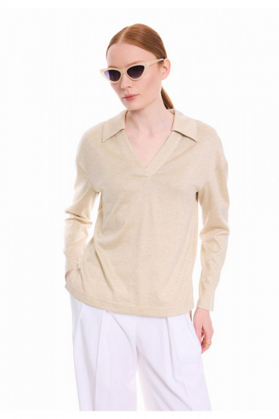 Лонгслив DEVITA 8004 бежевый - фото 1