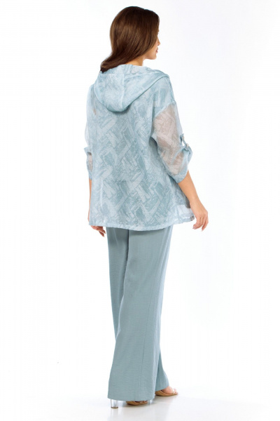 Брюки, парка, топ Магия моды 2578 шалфей - фото 8