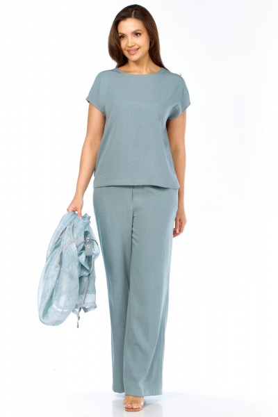 Брюки, парка, топ Магия моды 2578 шалфей - фото 6