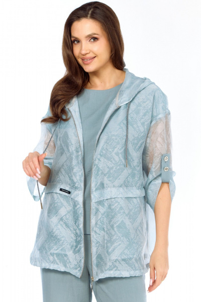 Брюки, парка, топ Магия моды 2578 шалфей - фото 5